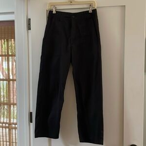 J Galt black cotton cargo style chinos.  Size S